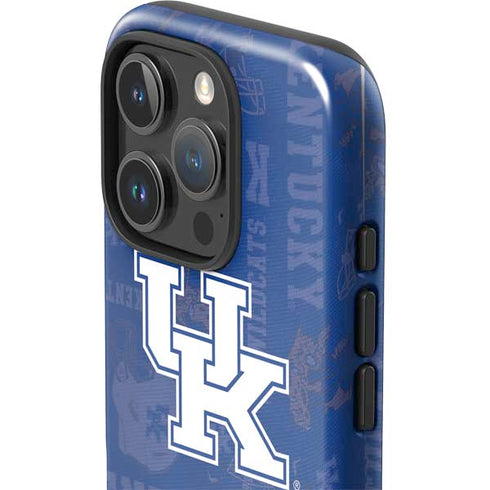 University of Kentucky Jersey Split iPhone 16 Pro Max Impact Case